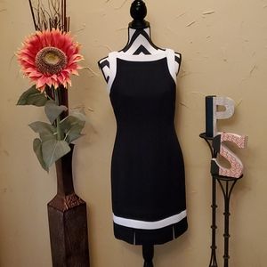 Amanda Smith Black & White Sleeveless Dress 6
